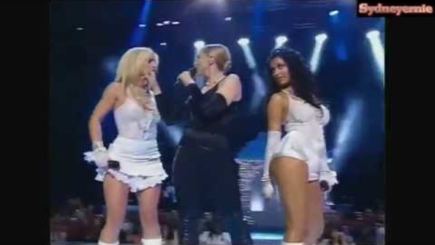 Madonna, Britney Spears & Christina Aguilera Kiss!!! HD