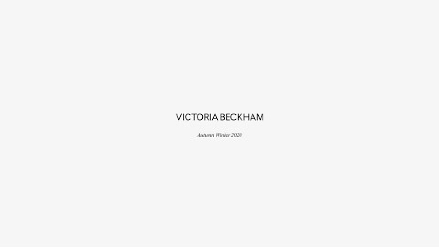 Victoria Beckham | Autumn Winter 2020 - London Fashion Week Live