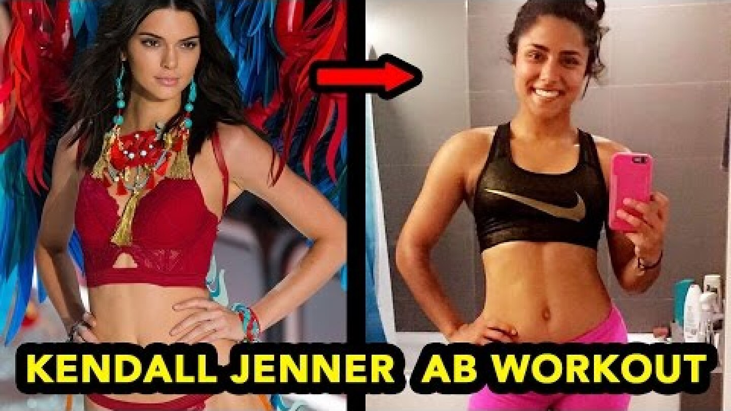 TRYING KENDALL JENNER'S AB WORKOUT