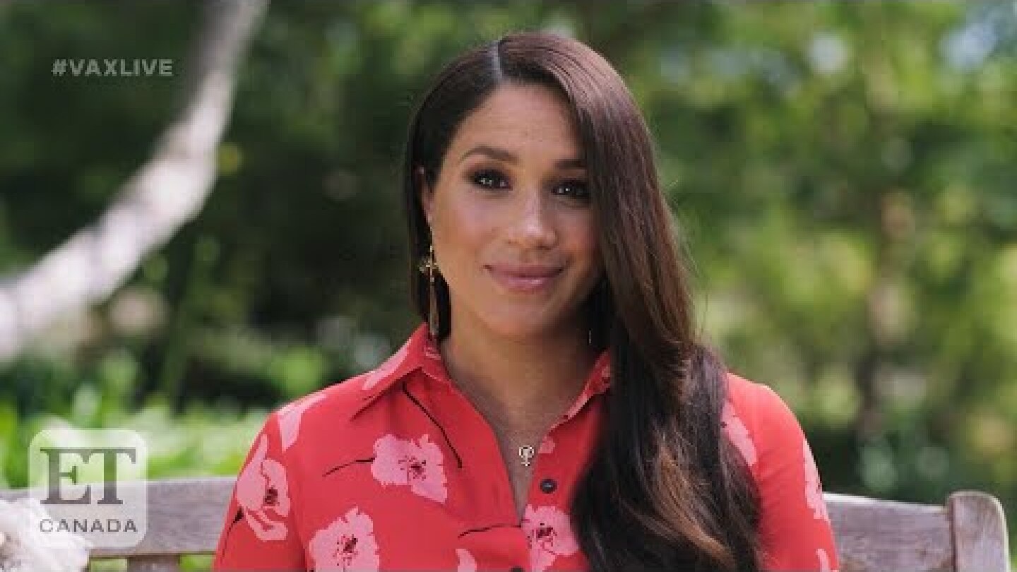 Meghan Markle Wears Necklace In Honour Of Her Daughter During 'Vax Live'