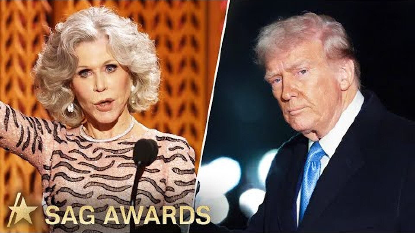 Jane Fonda Calls Out Donald Trump In Passionate SAG Awards Speech