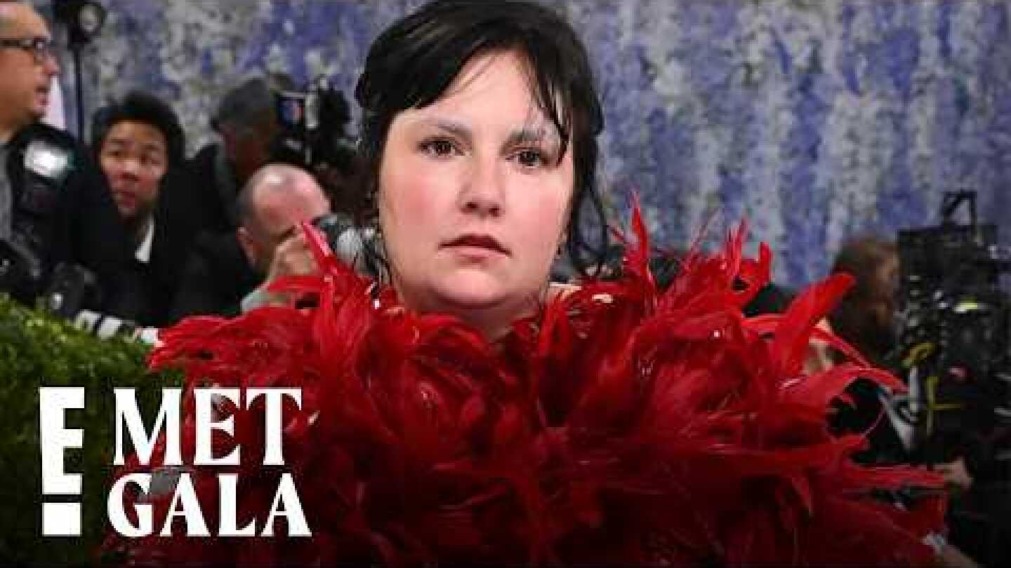 Lena Dunham's Met Gala 2026 Look Was Inspired by Blood-Spattered Art | E! News