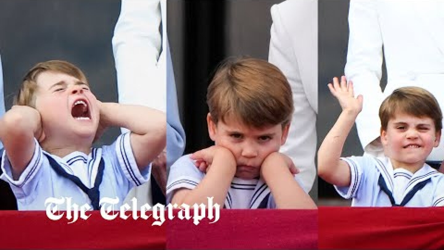 Prince Louis steals the show at the Queen's Platinum Jubilee balcony moment