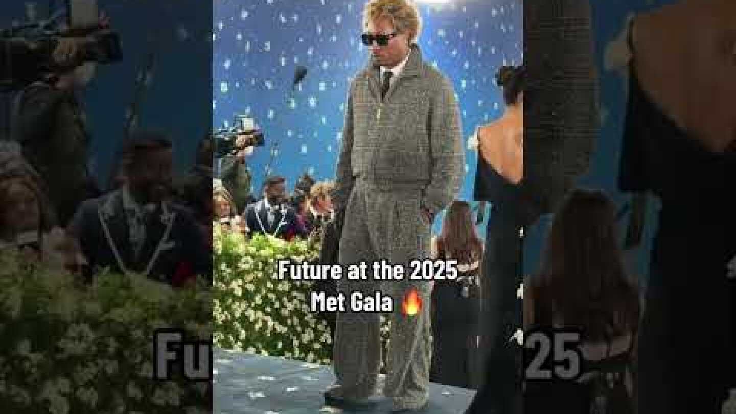 Future New Look For the MET Gala #future #metgala #shorts