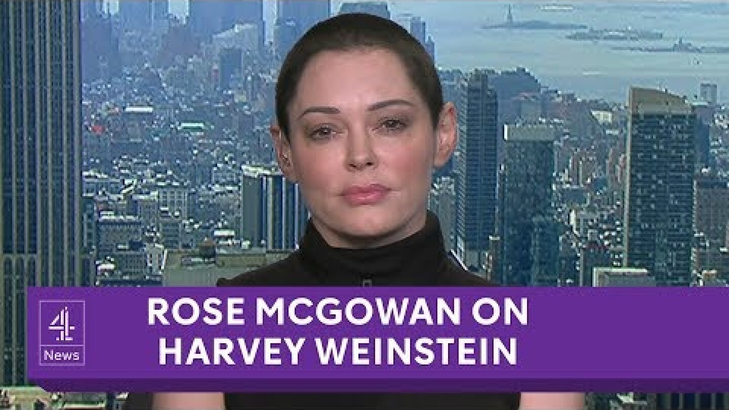 Rose McGowan interview on Harvey Weinstein, Me Too and Morgan Freeman