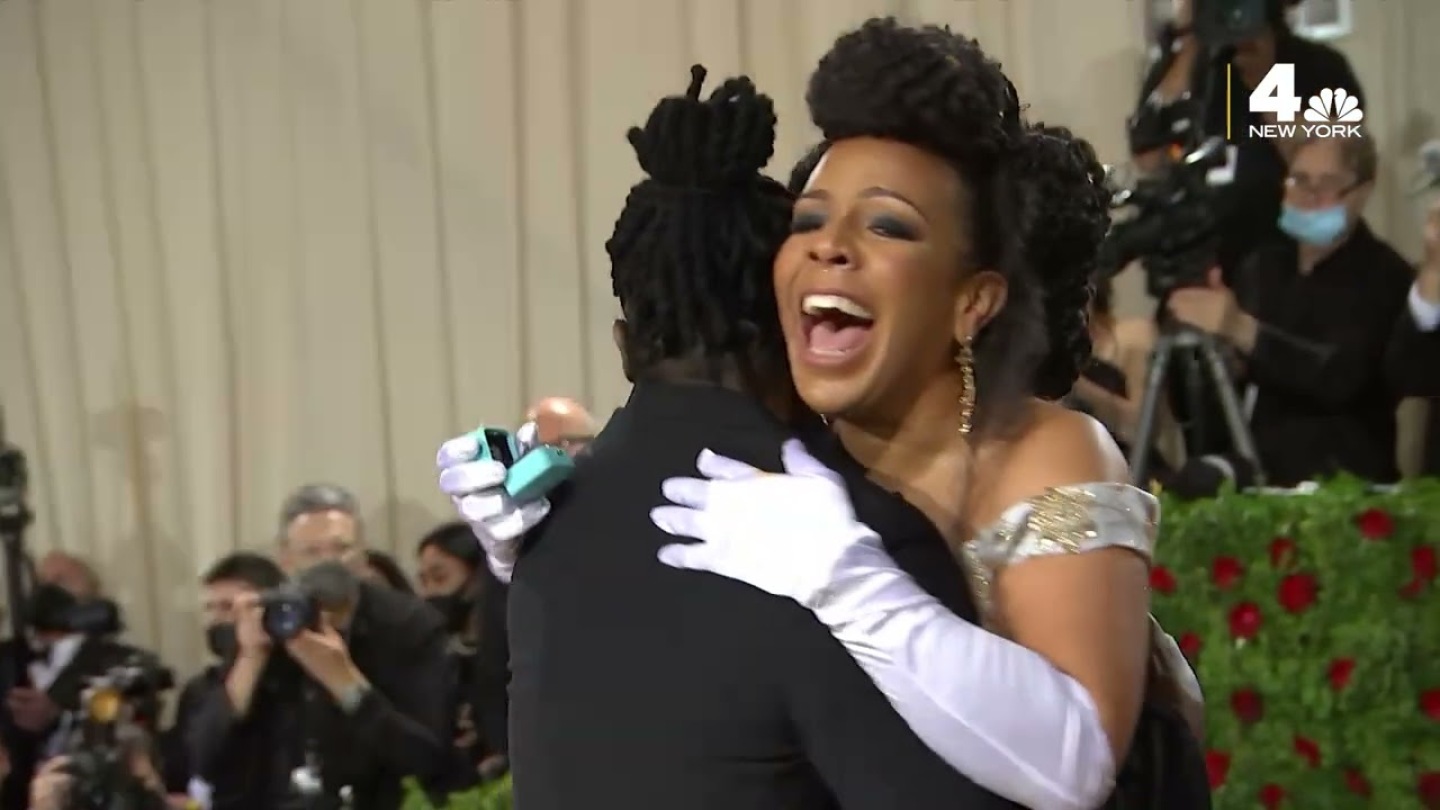 Met Gala PROPOSAL: Watch NYC Commissioner of Cultural Affairs' Surprise on Red Carpet| NBC New York