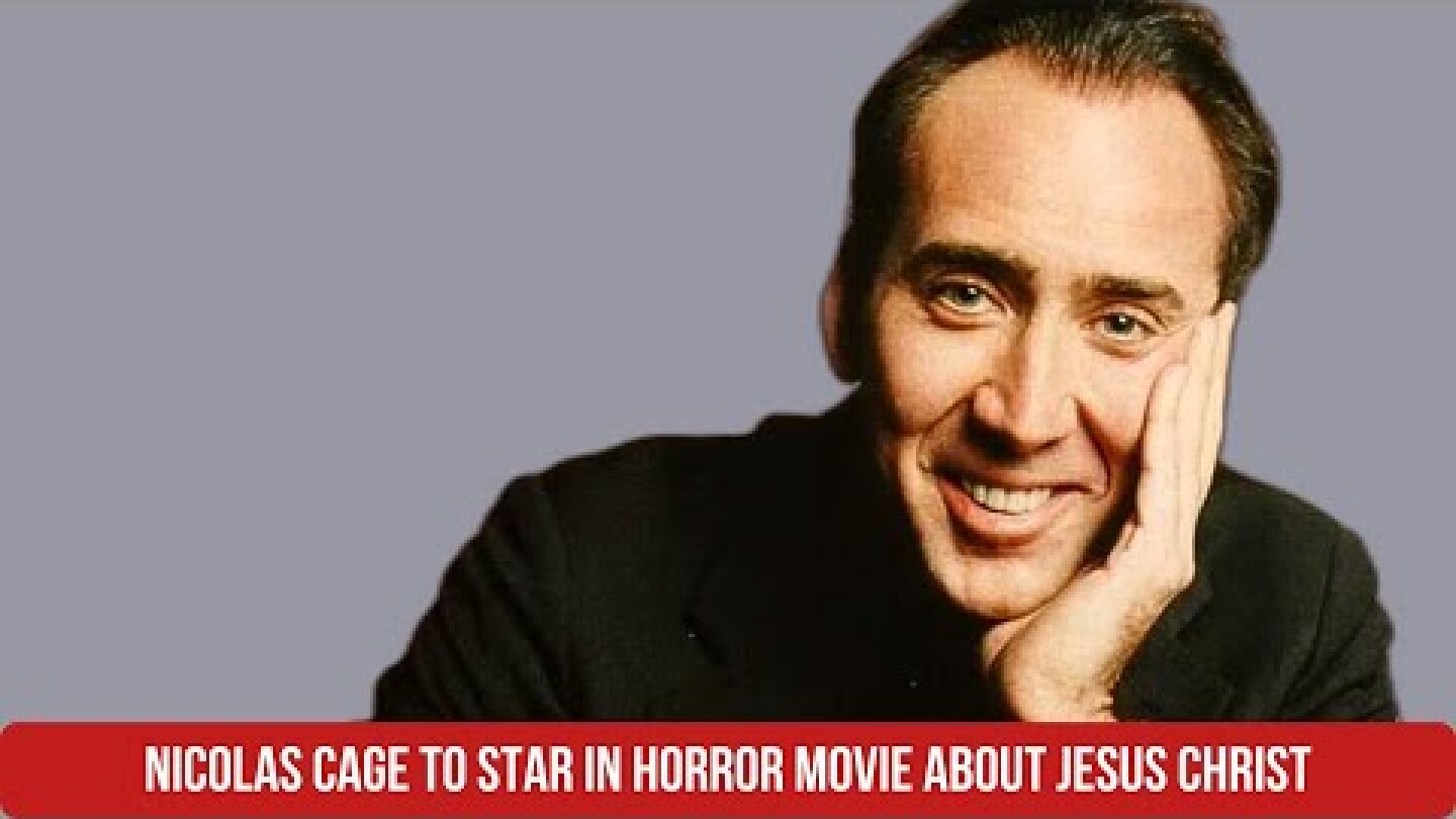 Nicolas Cage in the Jesus Christ horror movie “The Carpenter's Son”