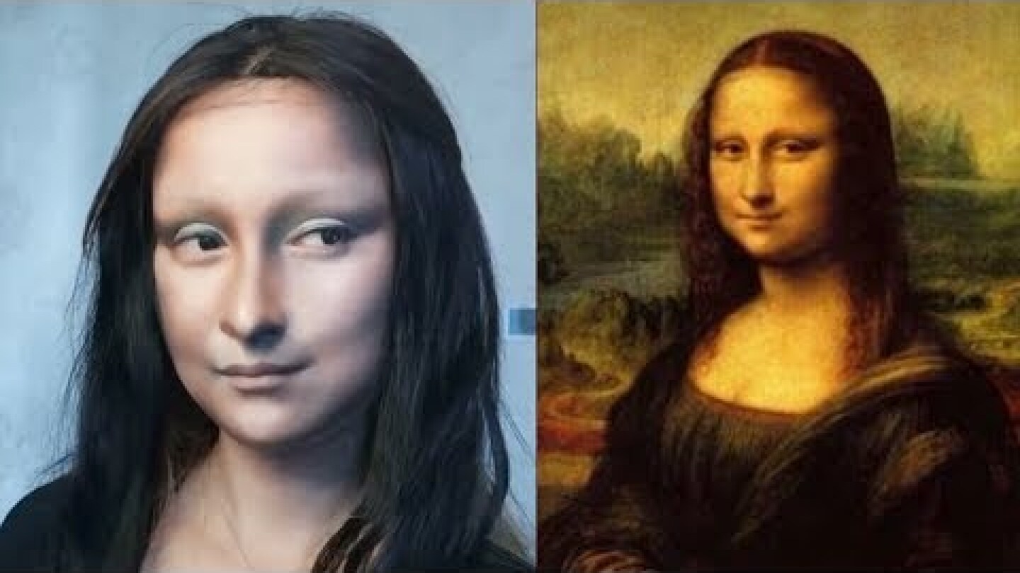 Chinese makeup artist transformed herself into Mona Lisa