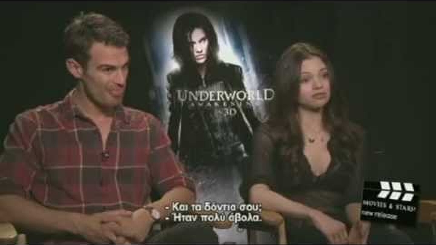 Theo James speaks Greek (interview with George Satsidis)