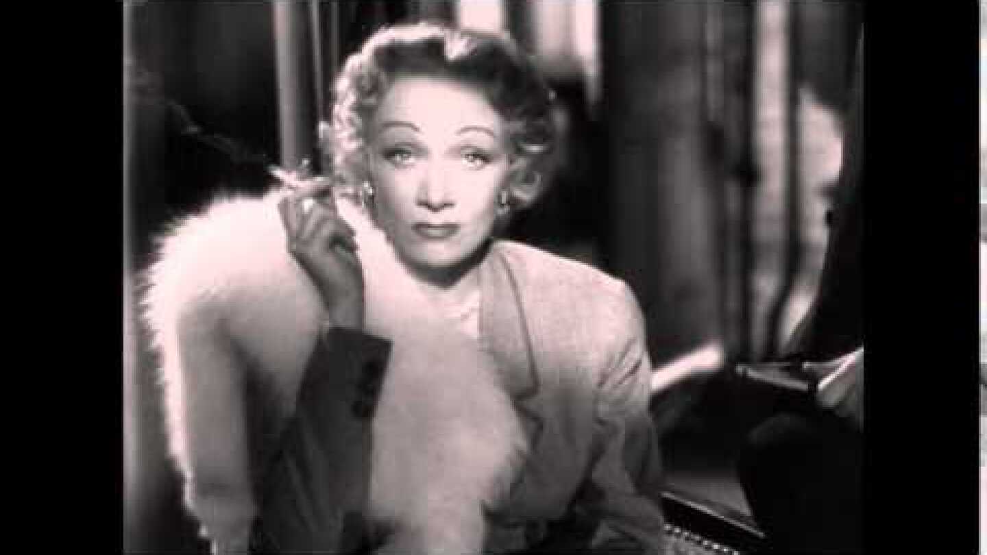 Marlene Dietrich in Alfred Hitchcock's "Stage Fright" (1950)