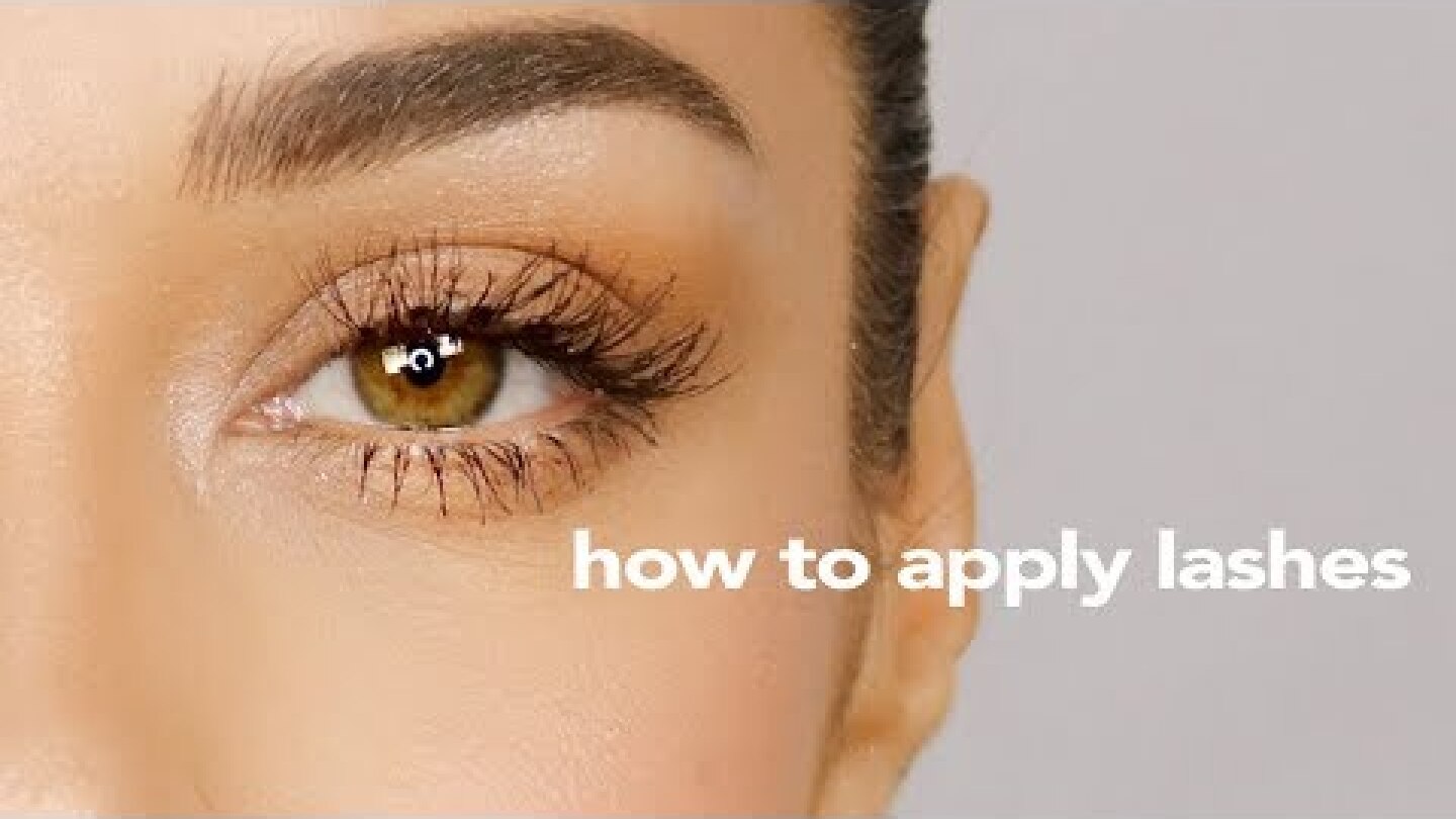 How To Apply Individual Lashes | Easy Tutorial for Beginners | Eman