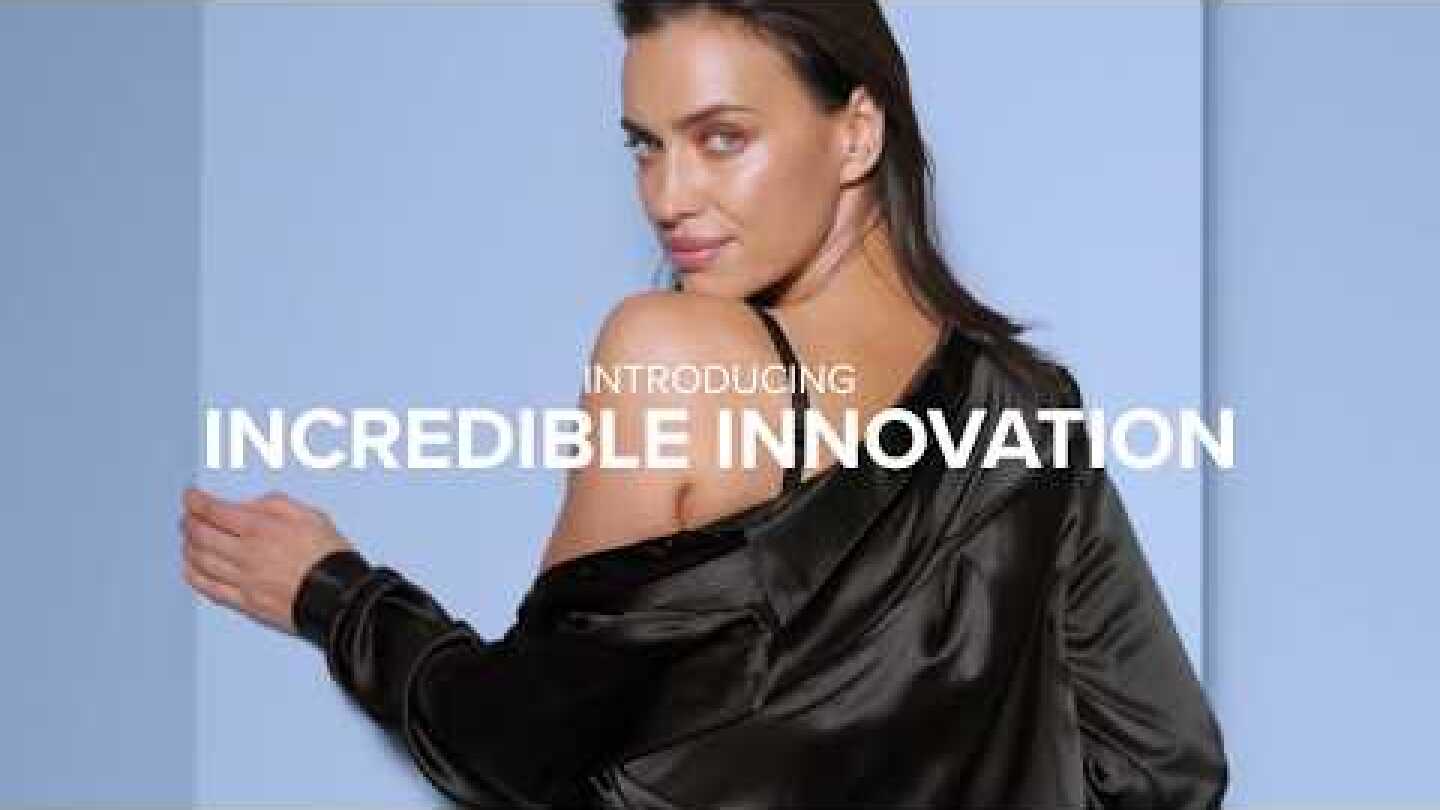 The new Invisible bra with Irina Shayk