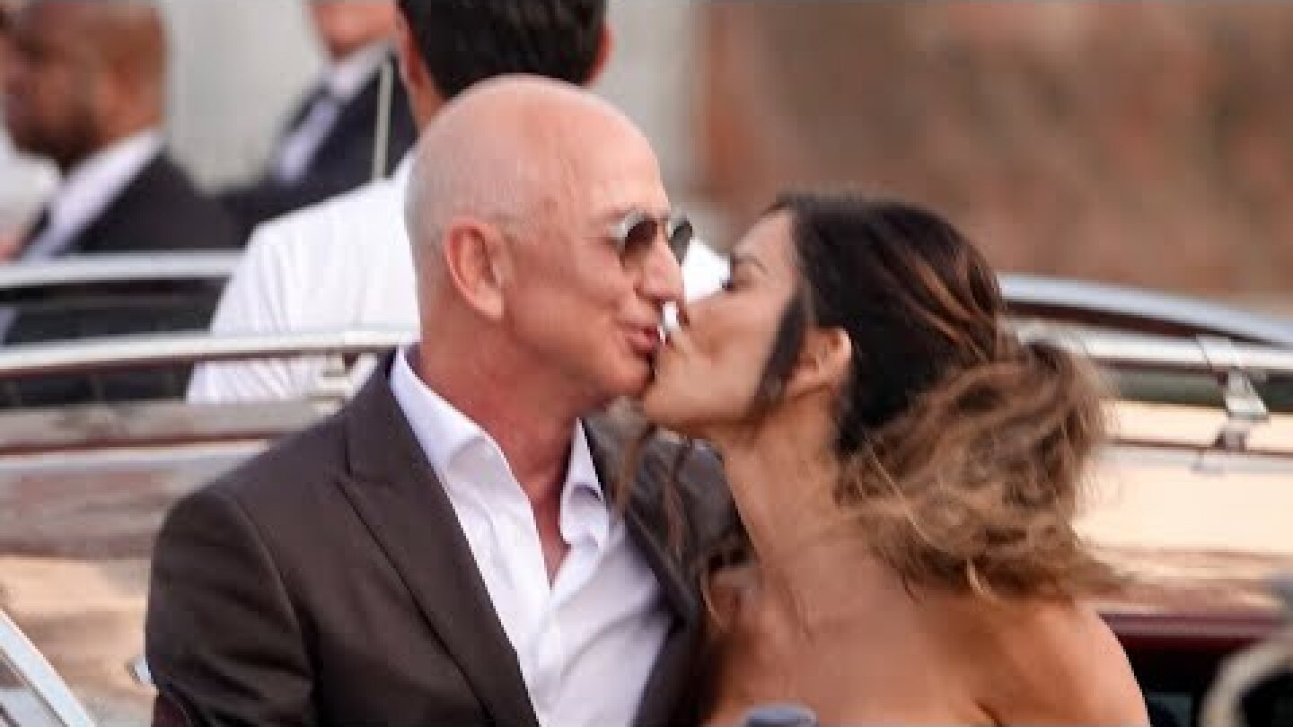 Jeff Bezos and Lauren Sanchez's Venice Wedding Celebration Kicks Off