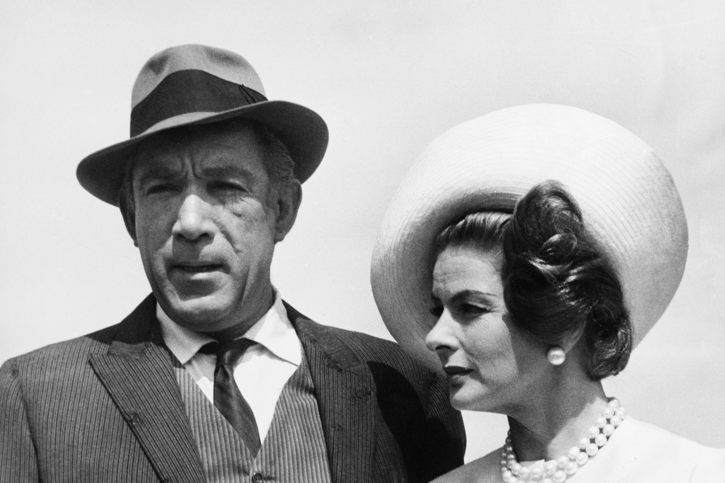 Ο Anthony Quinn και η Ingrid Bergman στην ταινία «The Visit», 1963
