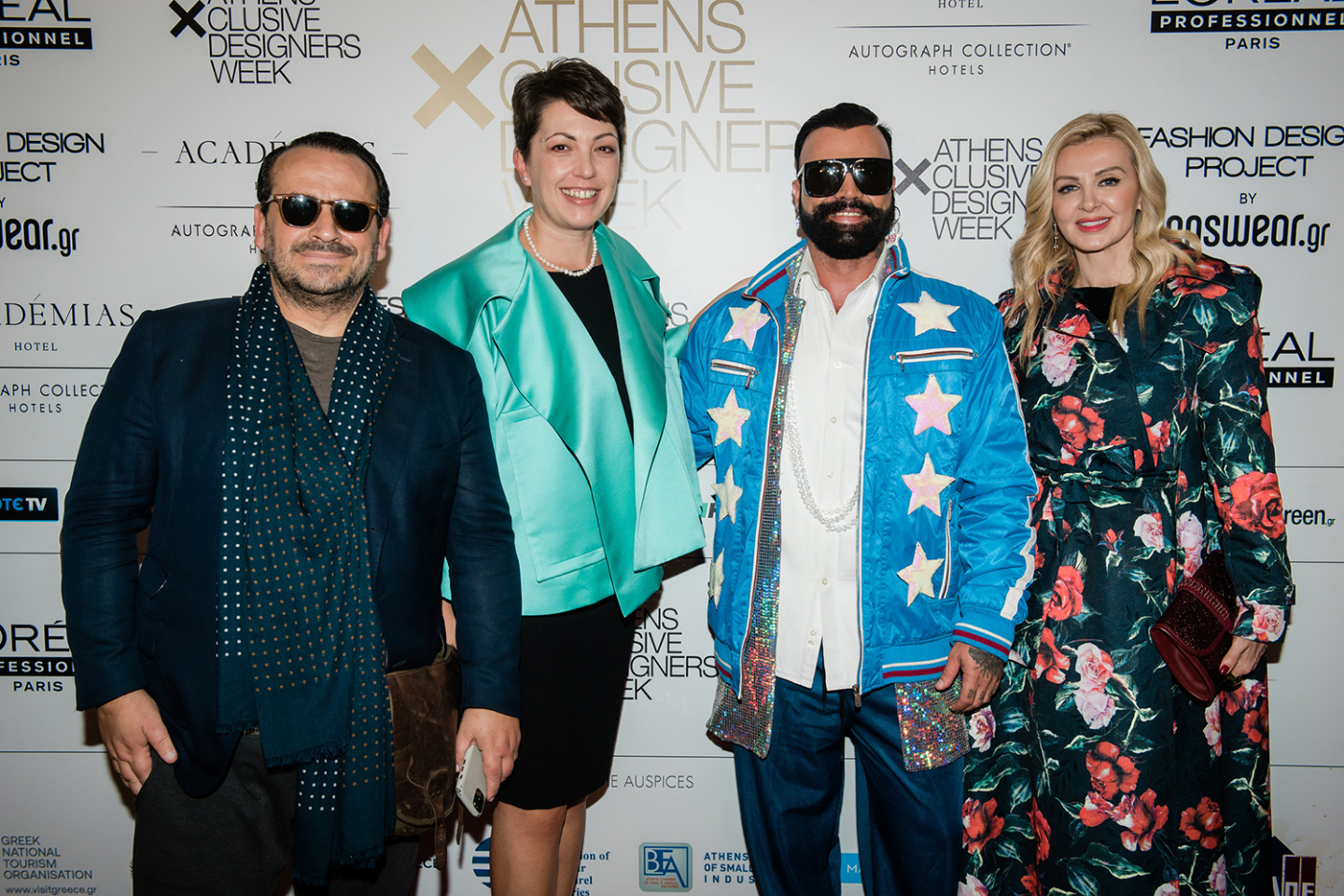 Ο Βασίλης Ζούλιας, η Μένια Κουκουγιάννη, ο Περικλής Κονδυλάτος και η Τόνια Φουσέκη