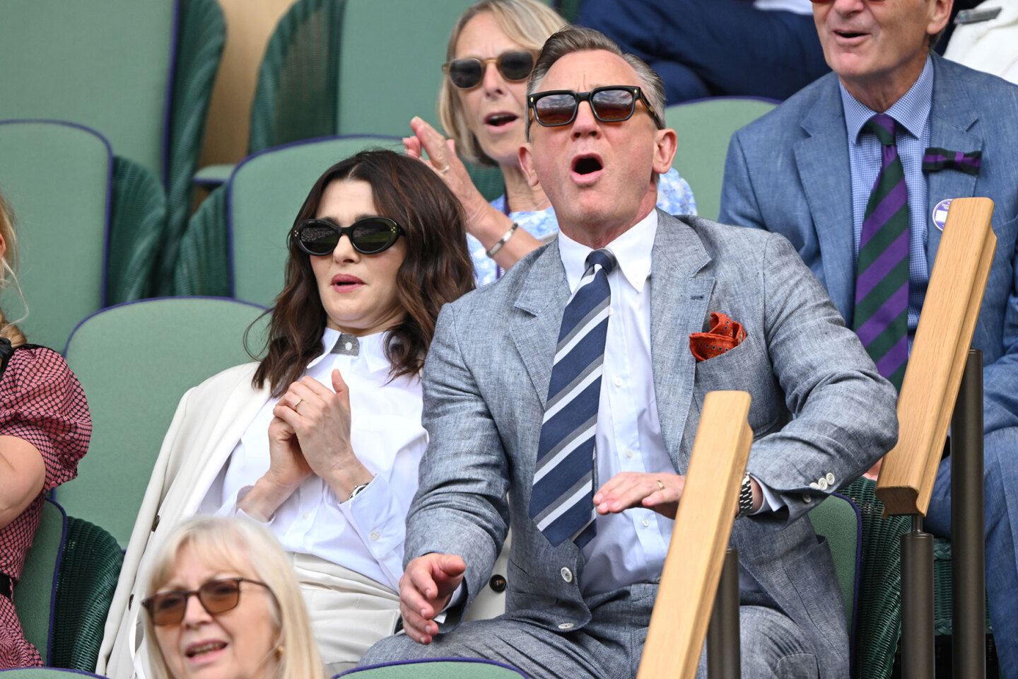 Rachel Weisz και Daniel Craig στο Wimbledon 2023
