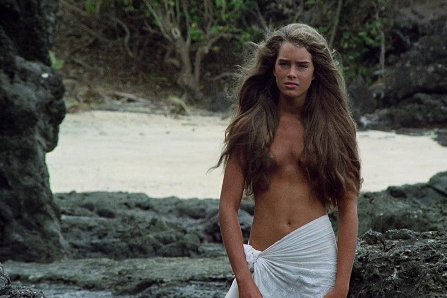 Η Brooke Shields στην ταινία Γαλάζια Λίμνη (The Blue Lagoon) (1980) ©IMDB