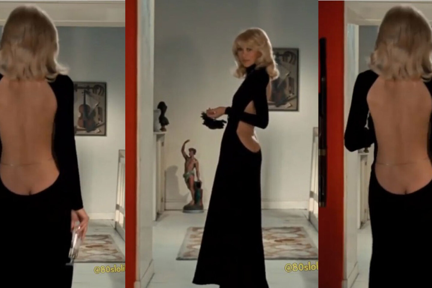 Η ηθοποιός Mireille Darc στην ταινία "The Tall Blond Man with One Black Shoe"