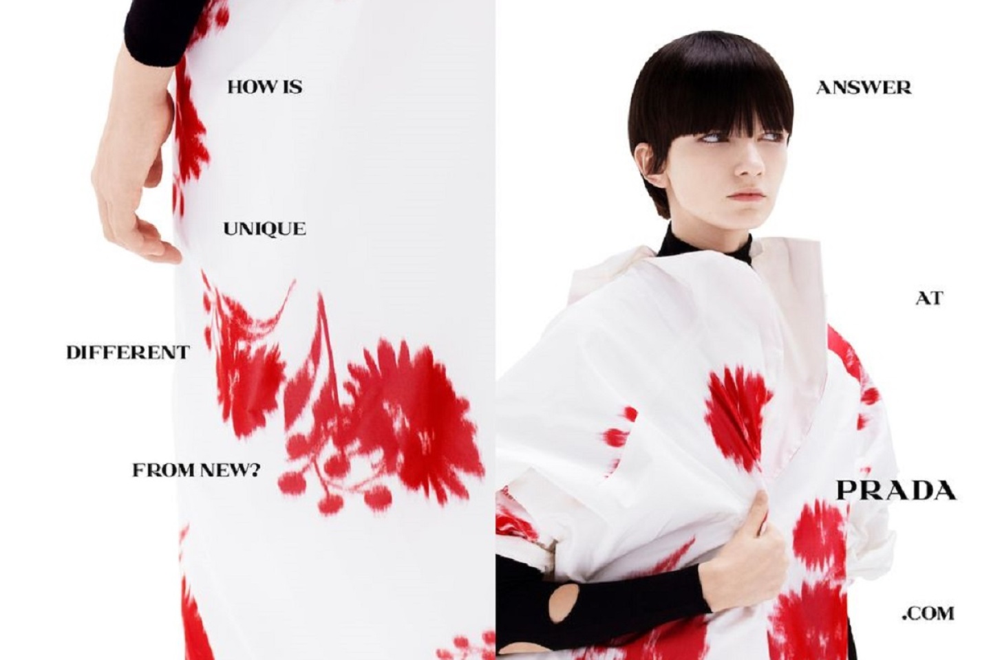 Η Prada θέτει υπαρξιακά ερωτήματα και μας καλεί να τα απαντήσουμε στο site της