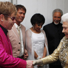 Έλτον Τζον και βασίλισσα Ελισάβετ