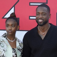 Ο Ντουέιν Γουέιντ με την κόρη του Ζάγια