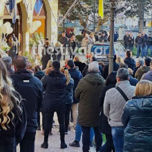 Σε βαρύ κλίμα η κηδεία του 6χρονου Θωμά στα Γρεβενά