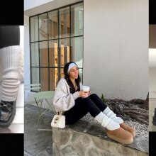 Γκέτες: Στο TikTok σαρώνει το trend των eighties με hashtag #legwarmers.