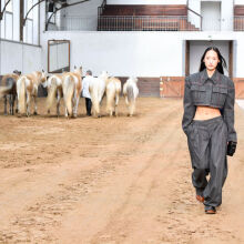 Horses on the catwalk: Stella McCartney pushes leather-free style