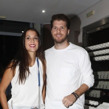 Ο Λούκας Γιώρκας και η σύντροφός του