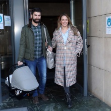 H Kλέλια Πανταζή με τον σύζυγό της Λευτέρη Τσάκαλο