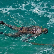 Χανιά, ψαροντουφεκάς