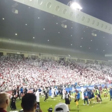 Συμπλοκές και επεισόδια στο ματς του Κατάρ με τα ΗΑΕ