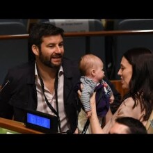 Jacinda Ardern and baby Neve win hearts in New York