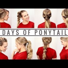 7 Days of Ponytails!