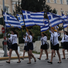 μαθητική παρέλαση / athens voice / © EUROKINISSI / ΓΙΑΝΝΗΣ ΠΑΝΑΓΟΠΟΥΛΟΣ