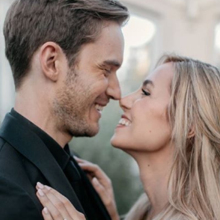 YouTuber PewDiePie και Marzia Bisognin