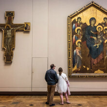 Έργα του Ιταλού ζωγράφου Τσιμαμπούε στο Λούβρο