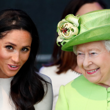 Μέγκαν Μαρκλ και βασίλισσα Ελισάβετ 