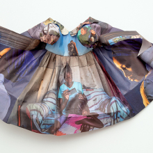 Φόρεμα από εφημερίδες επικαιρότητας