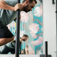 Ο Νικόλας Νάνος στο γυμναστήριό του Beyond Athens