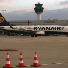 Αεροσκάφος της Ryanair στο αεροδρόμιο Ελ. Βενιζέλος