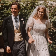 Στιγμιότυπο από τον γάμο της πριγκίπισσας Βεατρίκης με τον Edoardo Mapelli Mozzi