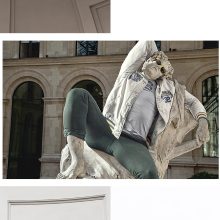 Ο Léo Caillard μεταμορφώνει σε hipsters τα γλυπτά του Λούβρου