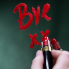 Κραγιόν σε καθρέφτη