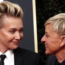 Έλεν ΝτεΤζένερις: Στο πλευρό της η σύντροφός της, Πόρσια Ντε Ρόσι