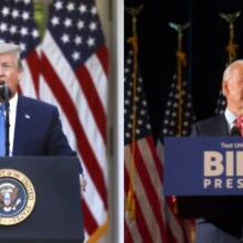 Ο Ντόναλντ Τραμπ και ο Τζο Μπάιντεν