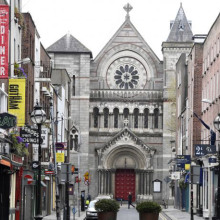 Άδειοι δρόμοι στο Δουβλίνο 