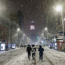 Σφοδρή χιονόπτωση στην Ισπανία