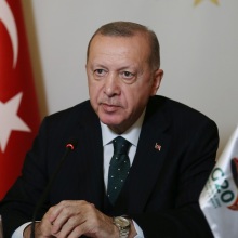 Ο Τούρκος πρόεδρος, Ρετζέπ Ταγίπ Ερντογάν 
