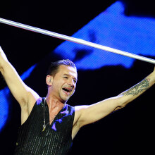 Στιγμιότυπο από τη συναυλία των Depeche Mode στην Αθήνα τον Μάιο του 2013